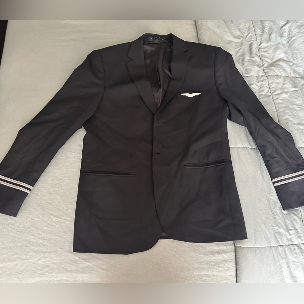 Mens United Airlines Flight Attendant Uniform Jacket